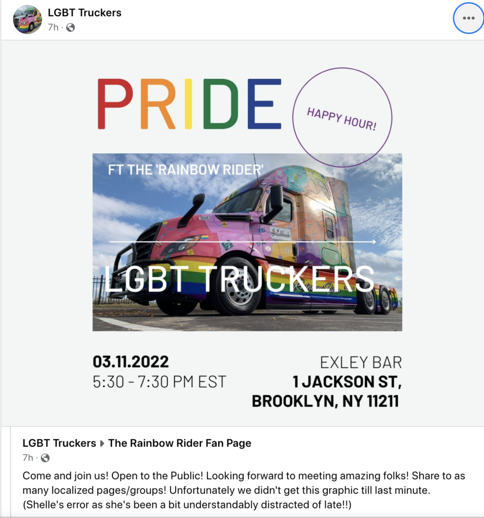 Social Media Links – LGBT Truckers